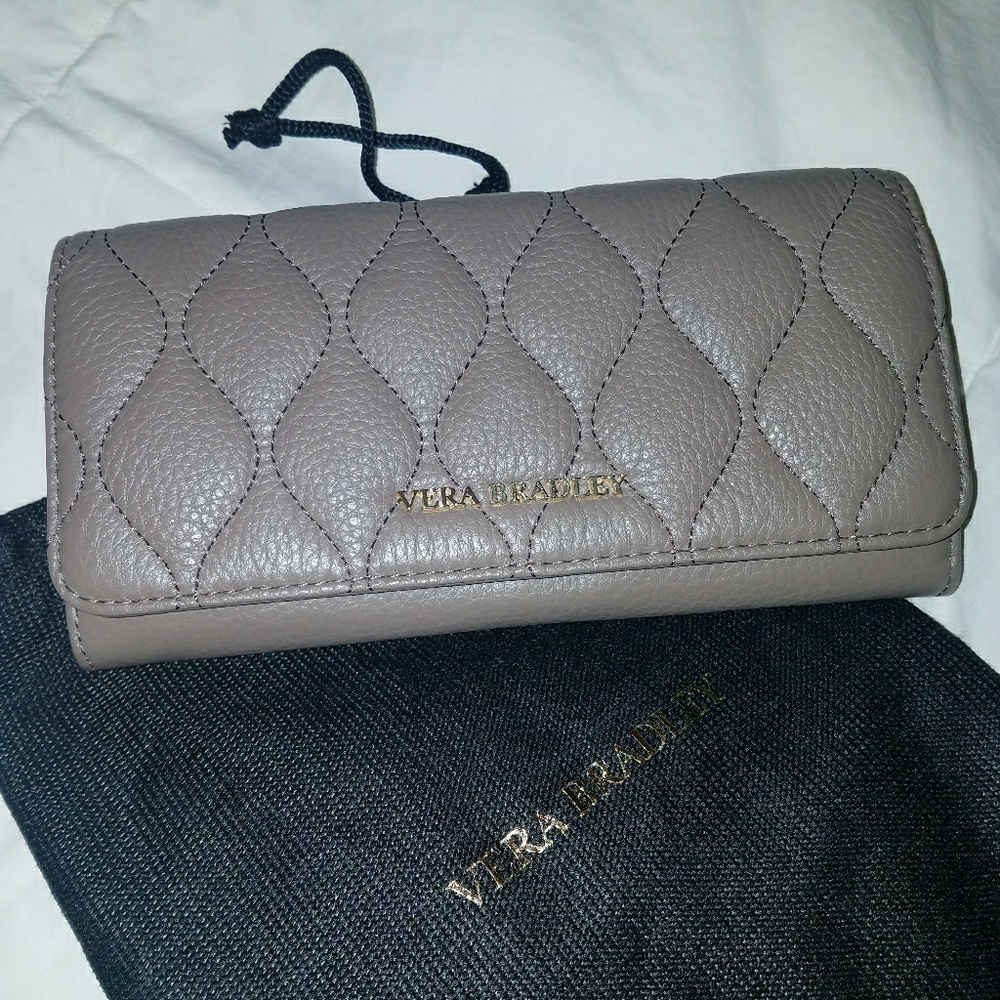 Vera Bradley Quilted Leather Audrey Wallet